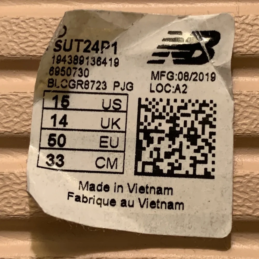 New Balance Men’s Flip Flops in Tan